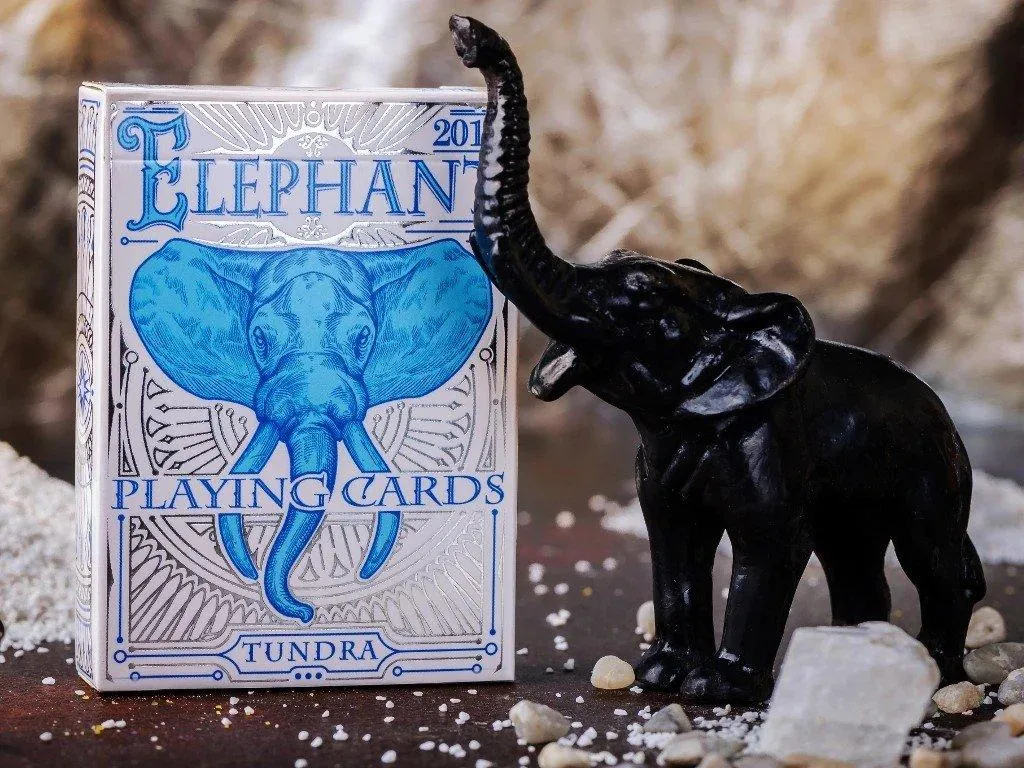 Tundra Elephant Playing Cards