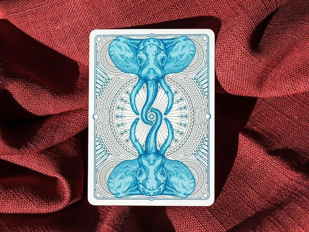 Tundra Elephant Playing Cards