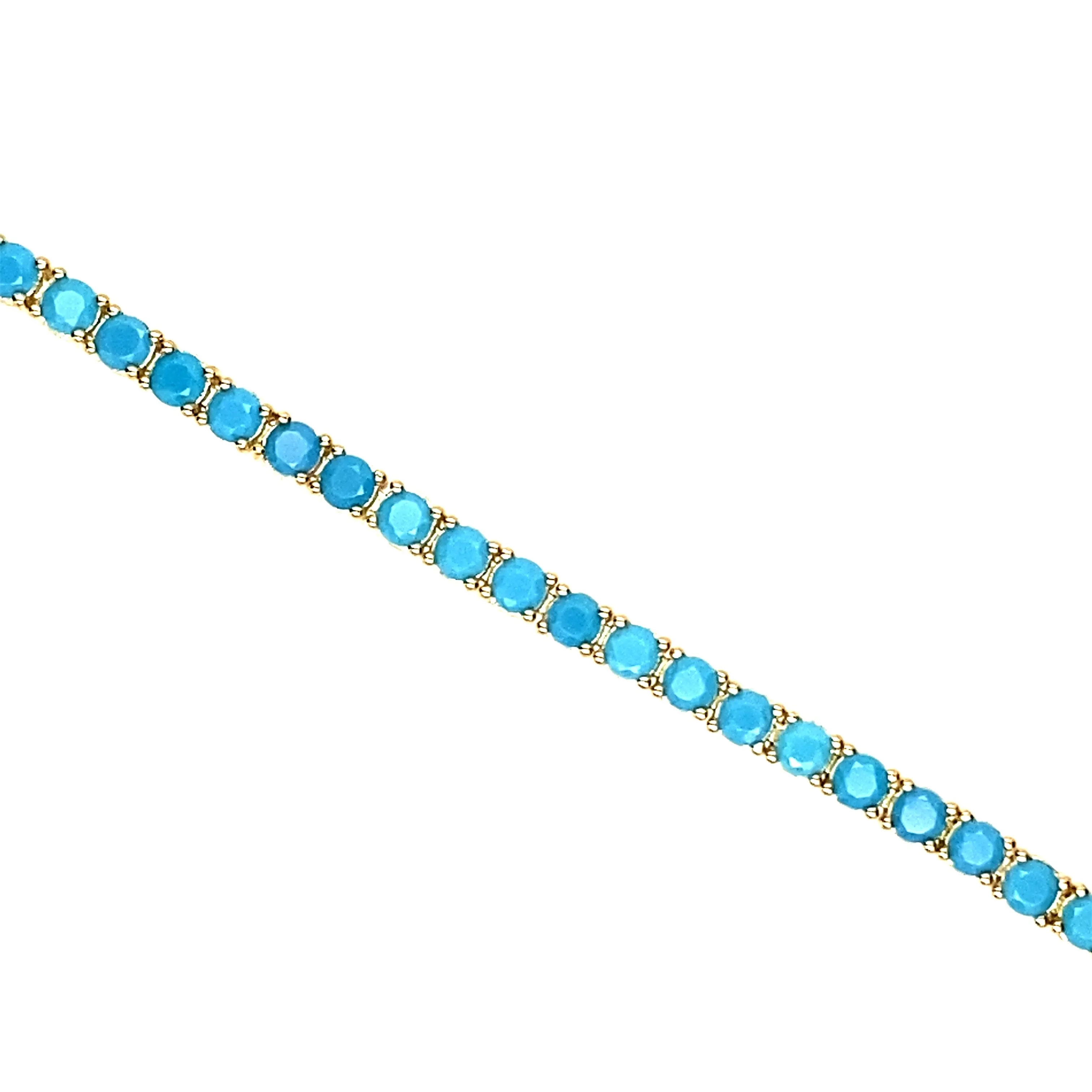 Turquoise Tennis Bracelet