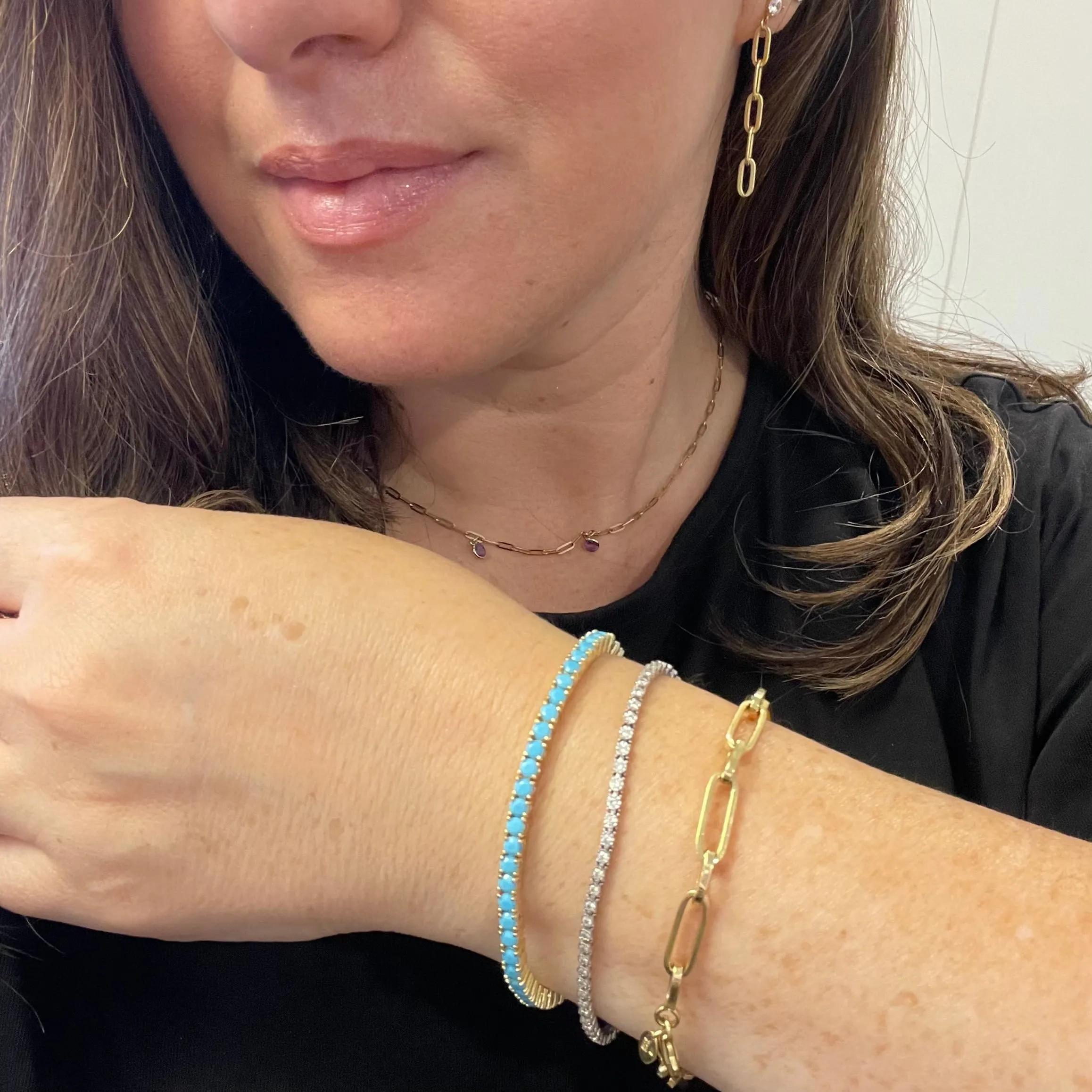 Turquoise Tennis Bracelet
