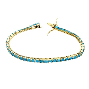 Turquoise Tennis Bracelet