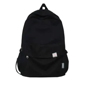 Waterproof Backpack | Solid Color Travel & School Bag - BBP009