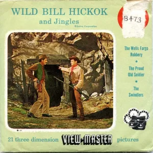 Wild Bill Hickok and Jingles - View-Master 3 Reel Packet - 1950s - Vintage - (ECO-B473-S4)