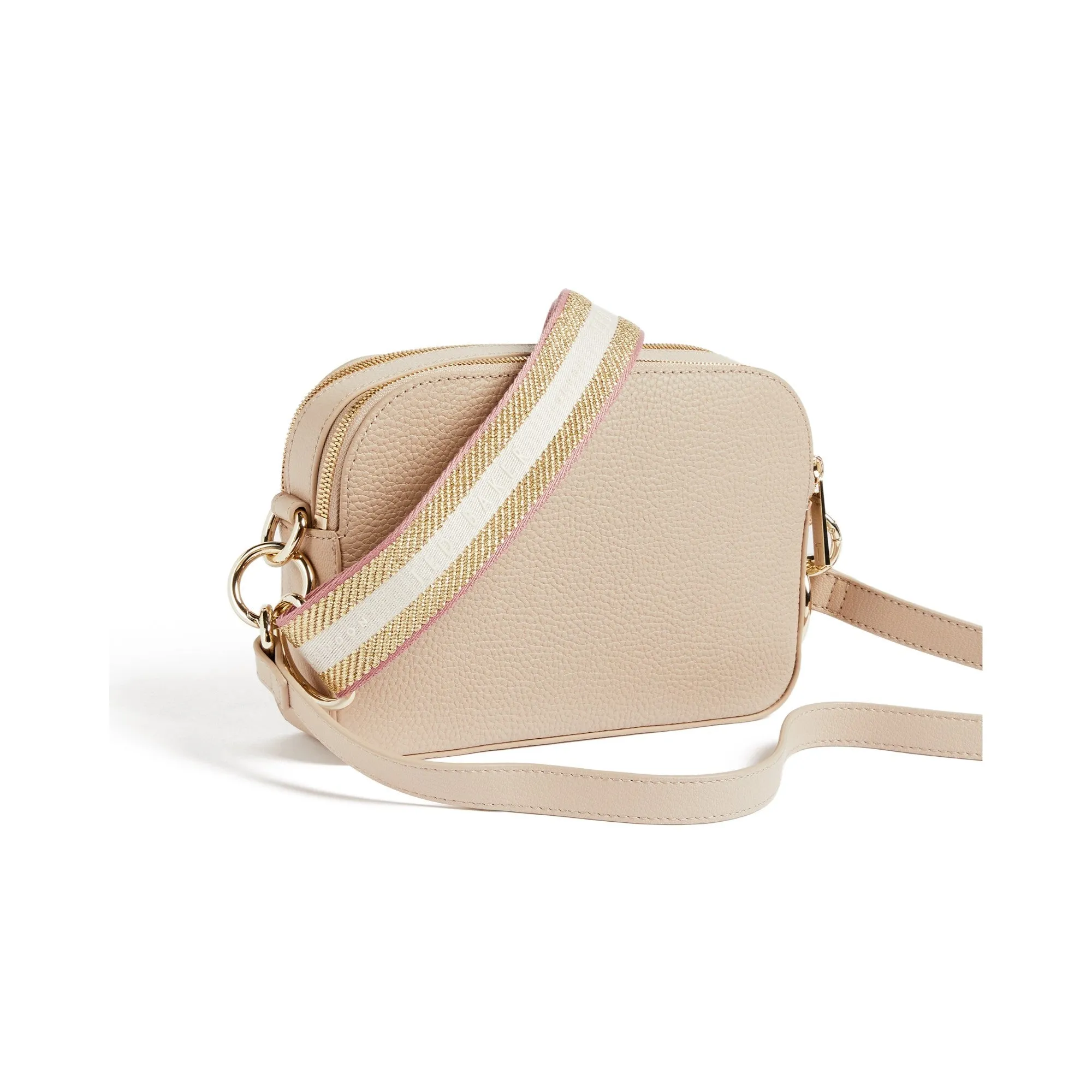 Women Amerrah-Branded Webbing Strap Camera Bag - Taupe