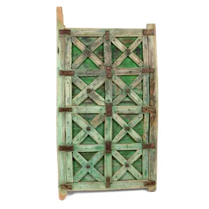 Wooden Stick Door From Jaisalmer - 19th Century