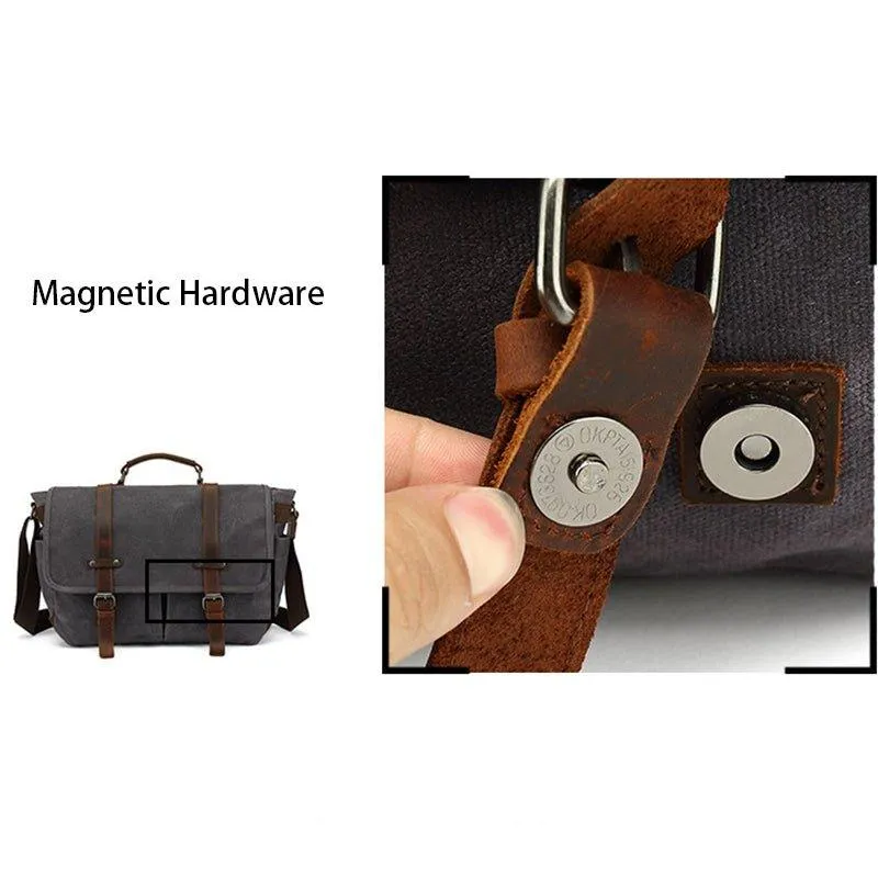 Woosir Canvas Camera Briefcase Bag