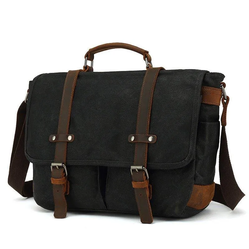 Woosir Canvas Camera Briefcase Bag