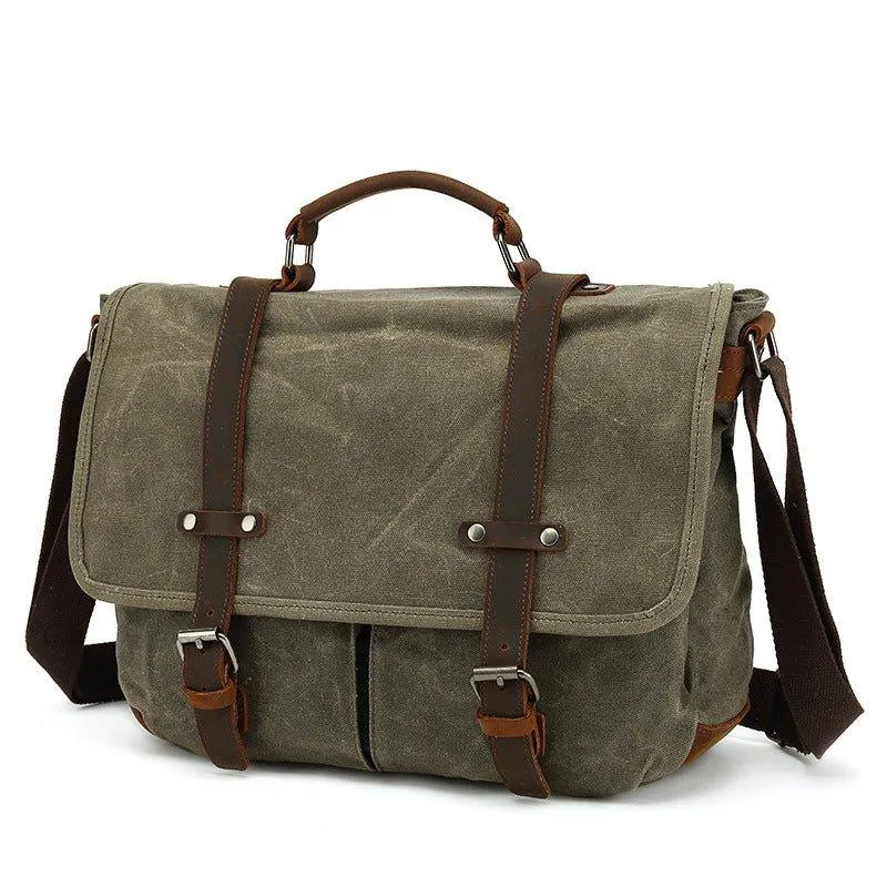 Woosir Canvas Camera Briefcase Bag