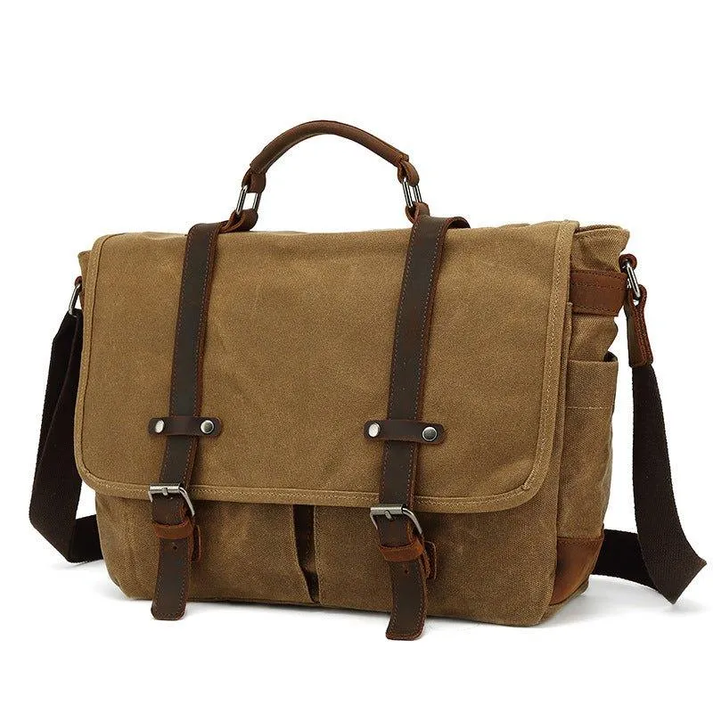 Woosir Canvas Camera Briefcase Bag