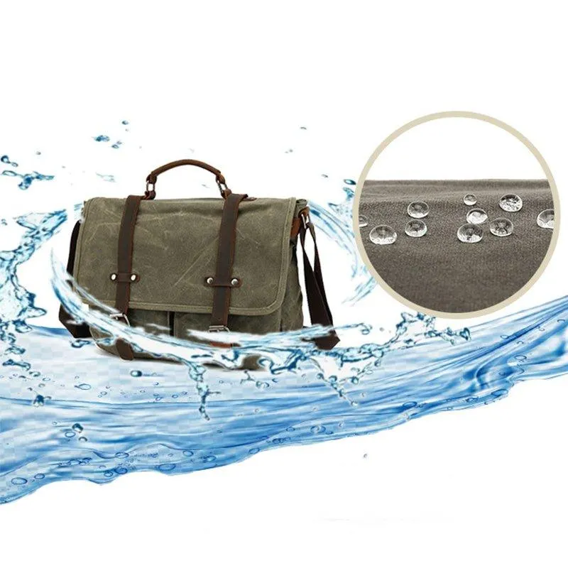 Woosir Canvas Camera Briefcase Bag