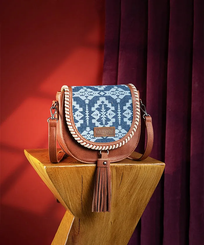 Wrangler Aztec Print Mini Crossbody Purse