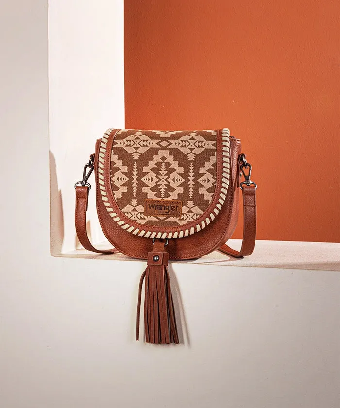 Wrangler Aztec Print Mini Crossbody Purse
