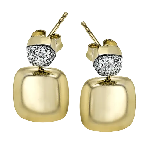 ZE715 Earring in 14k Gold with Diamonds