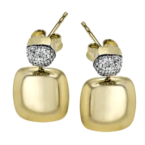 ZE715 Earring in 14k Gold with Diamonds